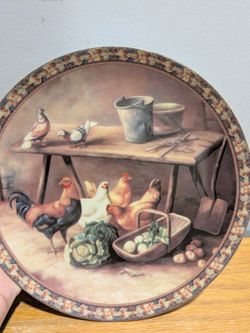 Decorative Rooster plates