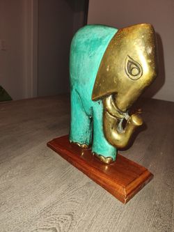 Solid Brass Elephant 