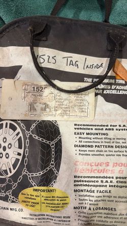 Laclede EV hybrid 1525 or 1547 and 1555 ice snow tire cable chains