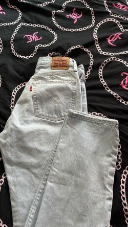 Levi's Light Wash Straight Leg Jeans