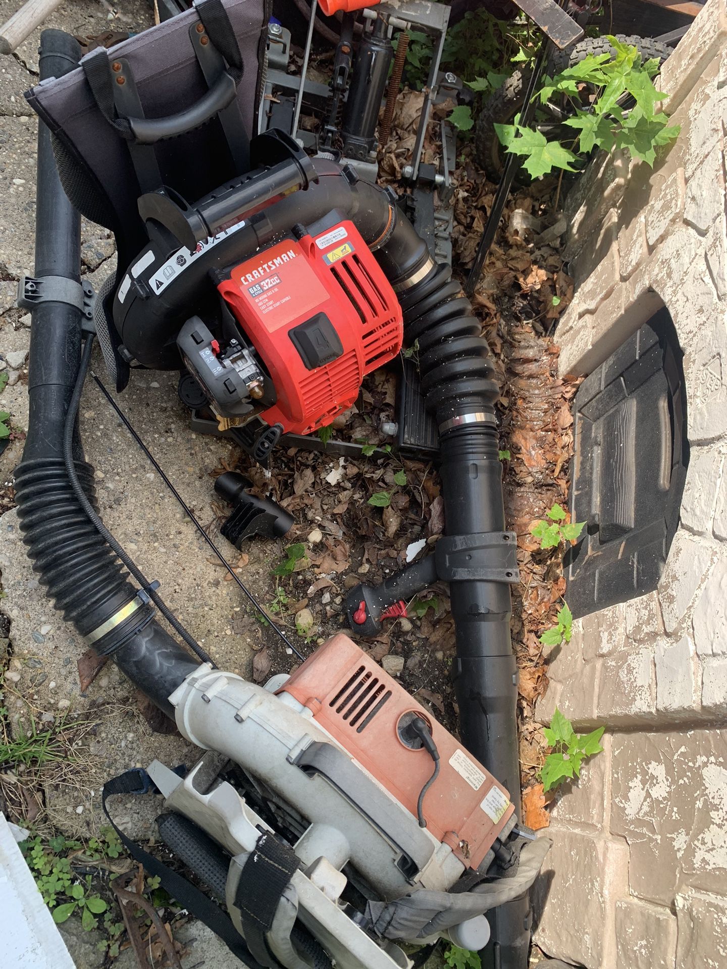 See Add Must take Both  Gas Leaf Blowers 