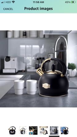 Susteas Stainless Steel Whistling Kettle 3 L