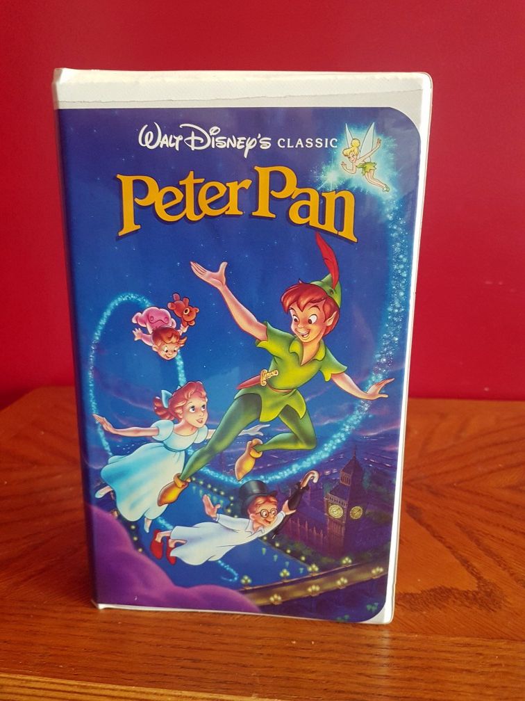 Walt Disney classic Peter Pan the original animated classic 04-23-1990 very rare Black Diamond VHS tape collectors item