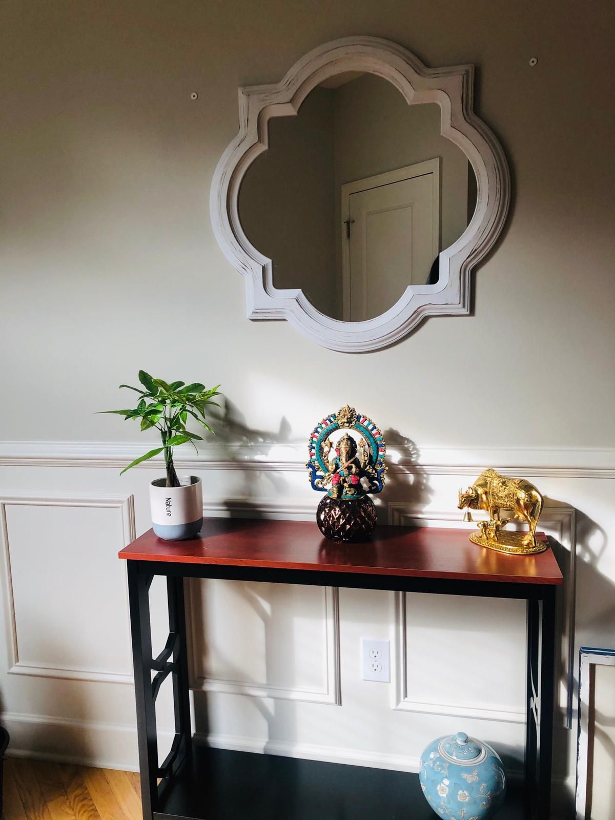 Modern Entryway Table and Accent Mirror - sold separately or as a bundle