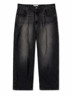 Hollister Skater Baggy Jeans Black Wash Men’s 34x32 Y2K Wide Leg
