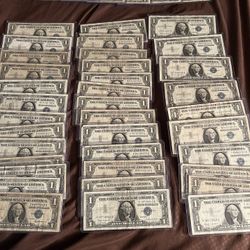 $1 Silver Certificates.