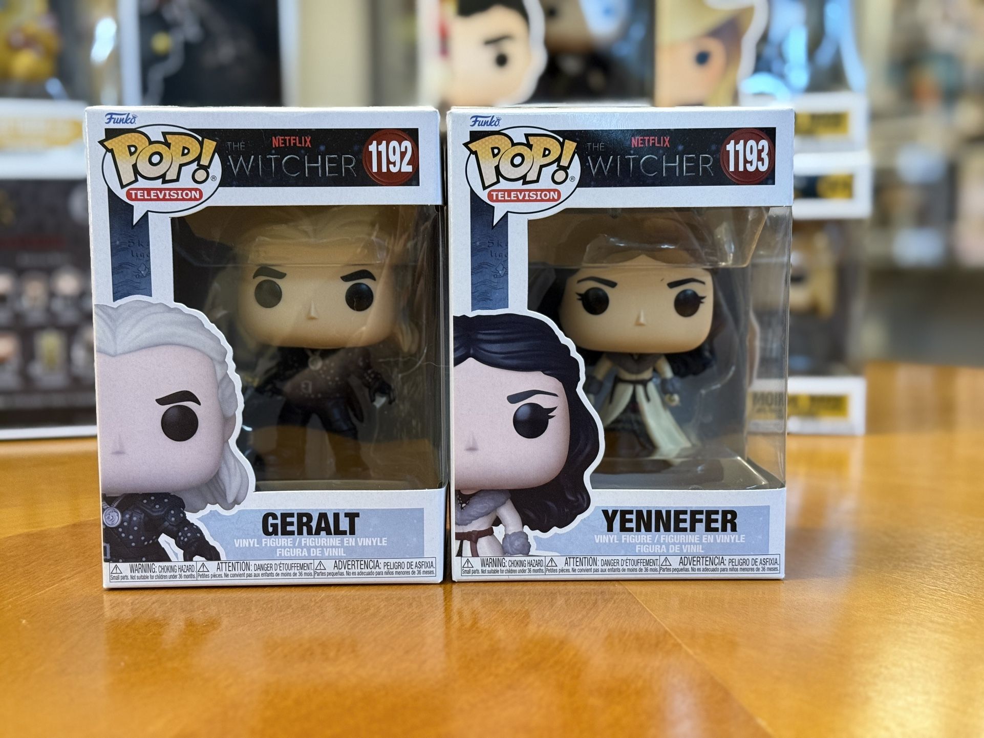 The Witcher Funko Pop Duo - Geralt + Yennefer - Near Mint