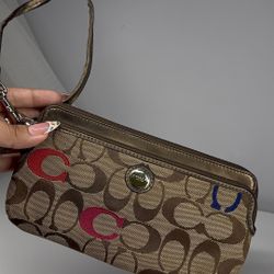 Coach wristlet 