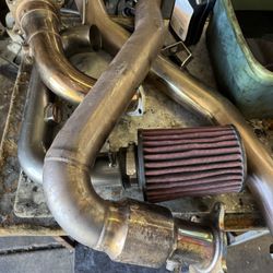 WRX 15-21 Catless J Pipe, Catted J Pipe Exhaust.