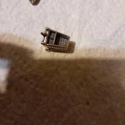 Sterling Silver Shopping Cart Pendant