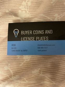 Buyer Of License Plates 