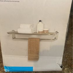Hotel Shelf Towel Bar 