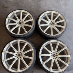 Rims And Tires For Sale. White Diamond W3195 White 22inch 
