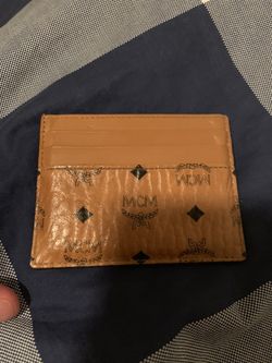 Mcm money clip card wallet