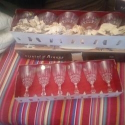 New Vintage Lead Crystal Glasses 