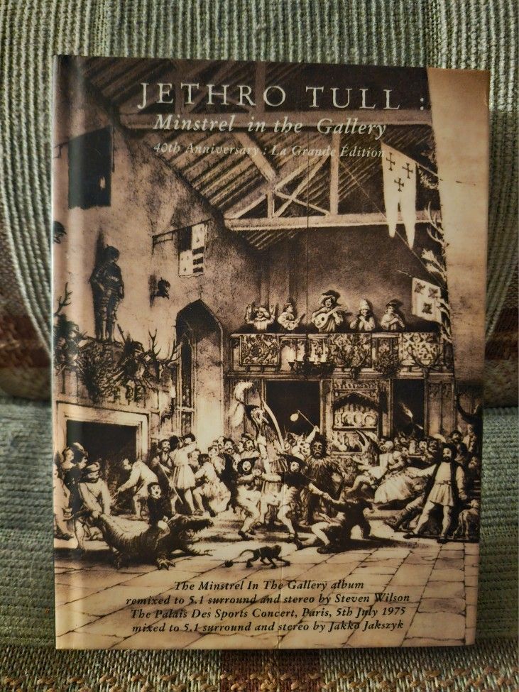 JETHRO TULL MINSTREL IN THE GALLERY 40TH ANNIVERSARY CD / DVD Boxset And Booklet