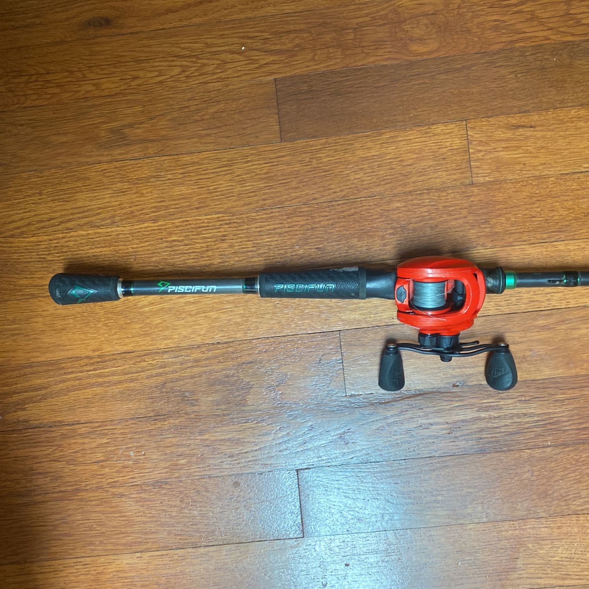 Great Bass Combo 13 Fishing Reel And Piscifun Rod for Sale in San