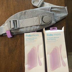 Frida Mom C-section Recovery Belt And Silicone C-section Patches