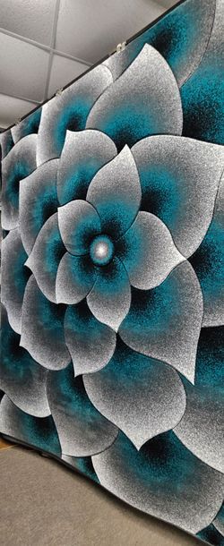 Large Floral Canvas Wall Art