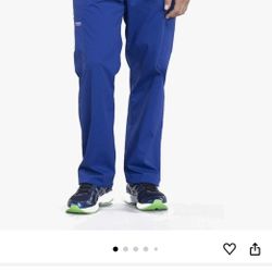 Three Brand New Cherokee Royal Blue Scrubs With Label. Medium Tall. 