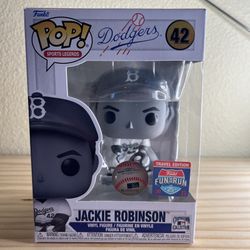 Dodgers: Jackie Robinson Black & White Funko Pop!