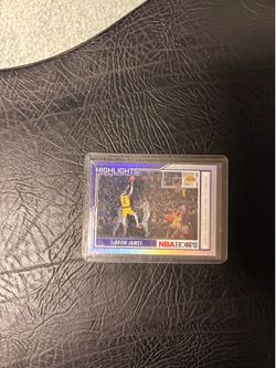 LeBron James basketball card