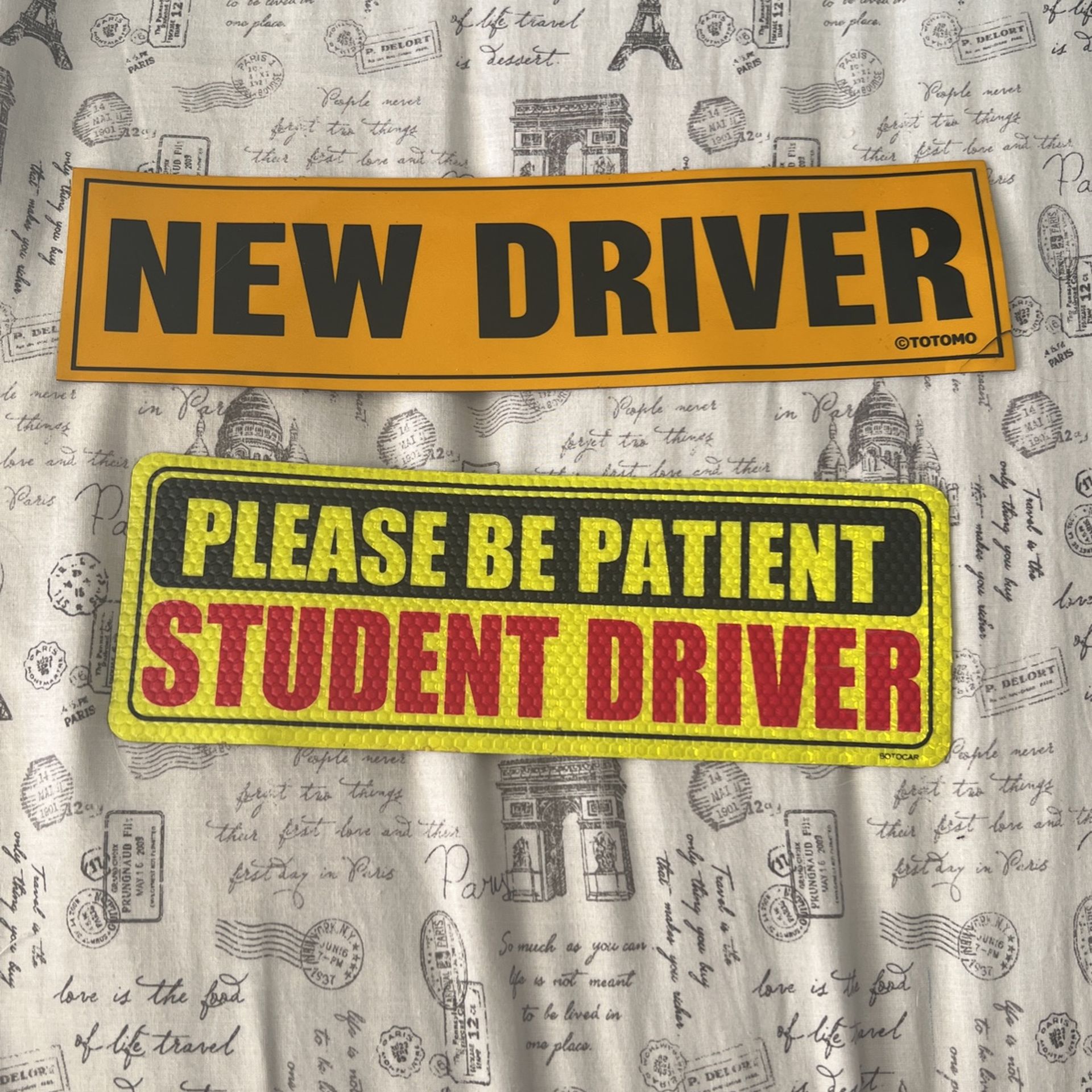 Magnetic patient reflective waterproof car stickers