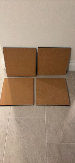 Set of 4 Cork Board Panels