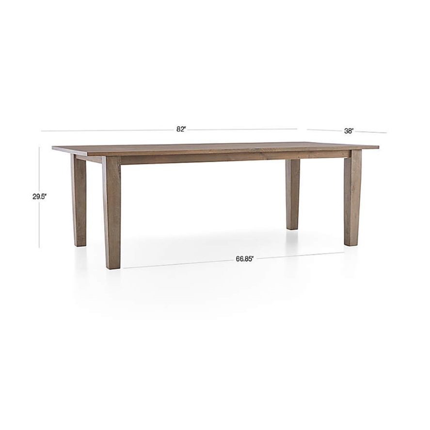 Crate & Barrel Wood Dining Table 