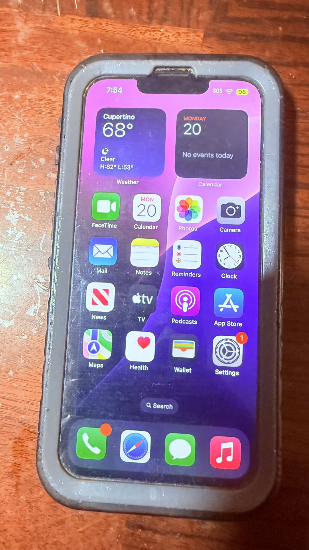 Excellent iPhone 13 128gig Unlocked To any Carrier, Black Color