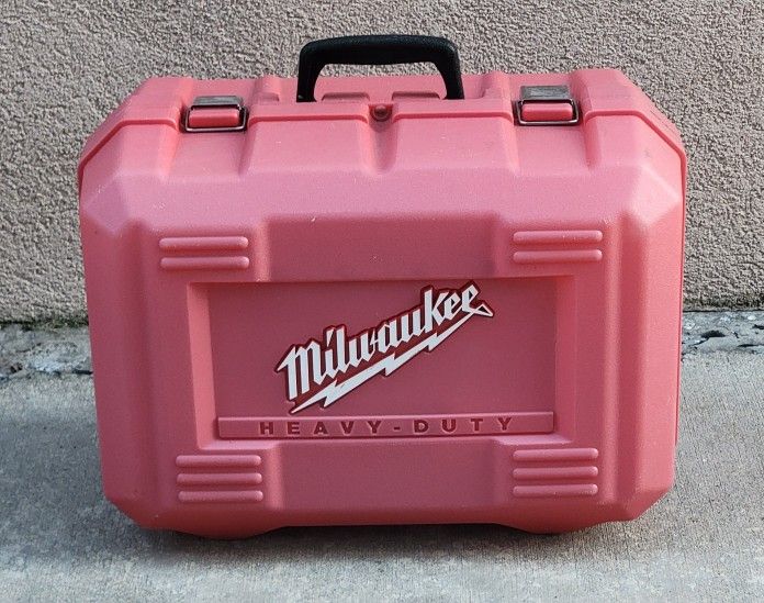 Milwaukee (Case Only) Heavy Duty Circular Saw Tool Travel Red Plastic Handle Latch