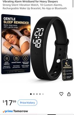 Vibrating Alarm Wristband