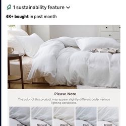 Queen duvet cover & two shams * ONLY *