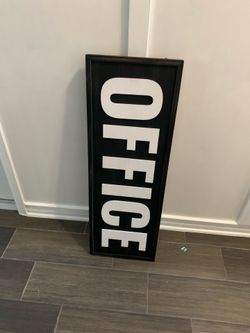 Office sign