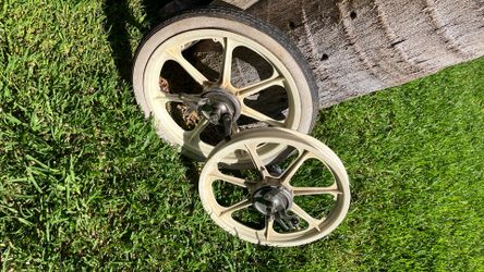 Super Rare!  Drum Brake 16” Mags, Vintage BMX, 16x1.75, Scooter, Freestyle, You Will Never See Another Bike With The Same Wheels , Located In LaHabra