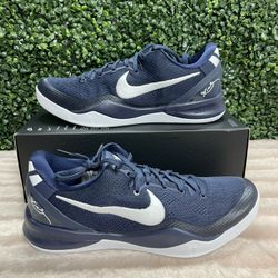 Men's Size 12.5 And 13.5 - Nike Kobe 8 Protro College Navy / White HF9550-400 NEW