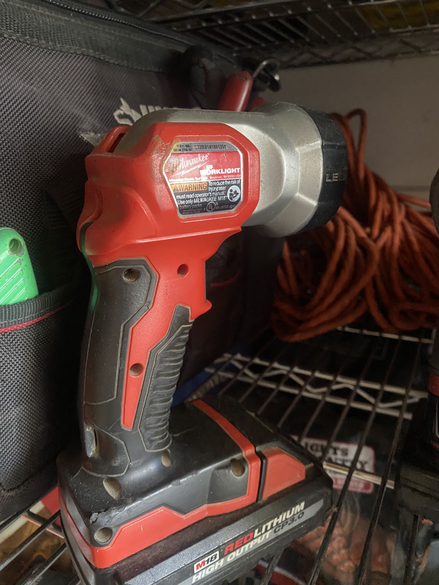Impact Drill And Work Light 