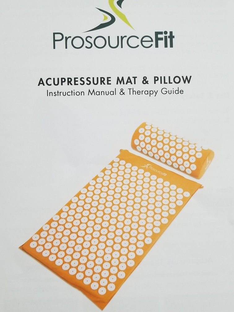 FSA HSA ELIGIBLE SPIROL ACUPRESSURE MAT AND PILLOW.