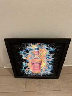 Jack Daniel Fire Light Box Frame