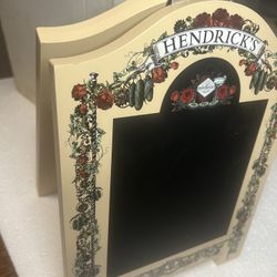 This Is A Solid Chalk Board Made With Wood  Like For A Menu Board