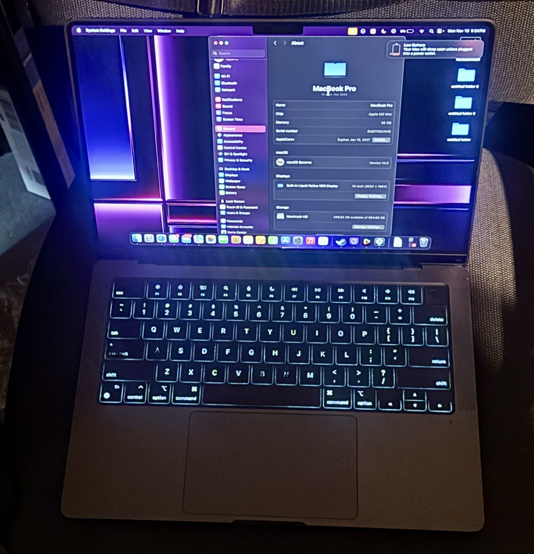 *NEW* Open Box 2023 Grey MacBook Pro