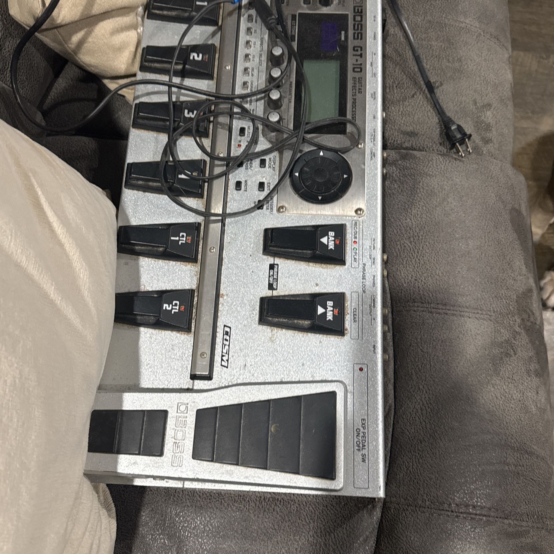 Boss GT-10 Guitar Multi Effect Pedal Board