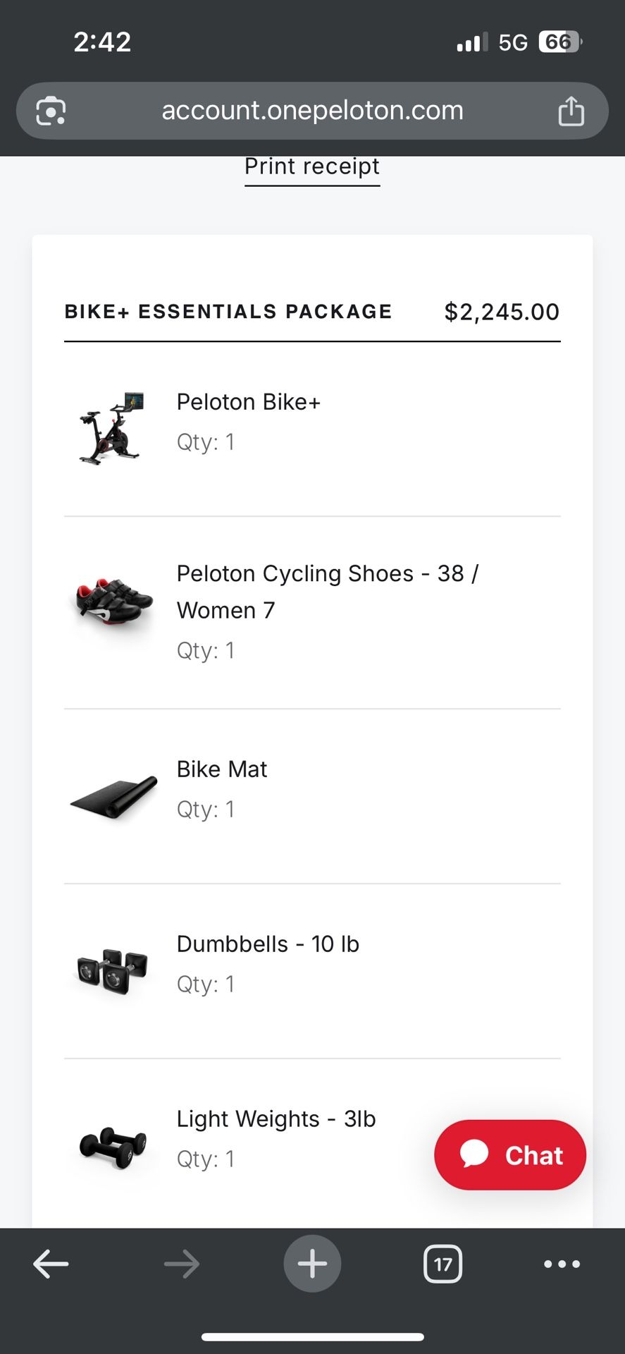 Peloton Bike+ With Accessories- Excellent Condition, Barely Used