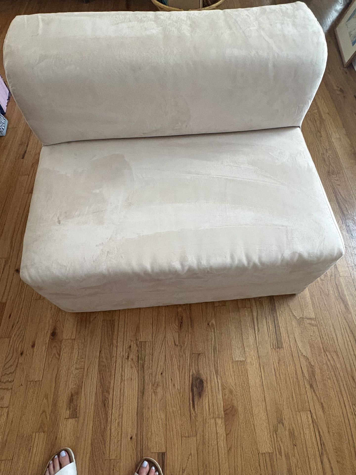Futon chair (folds to twin bed)