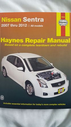 Nissan sentra Haynes manual...