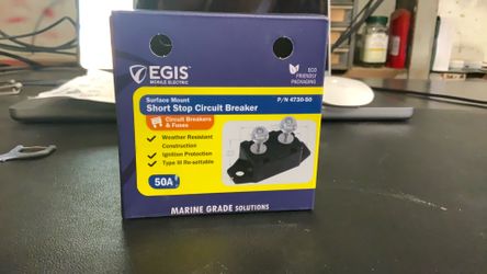 EGIS. SHORT STOP CIRCUIT BREAKER 50A P/N4730-50