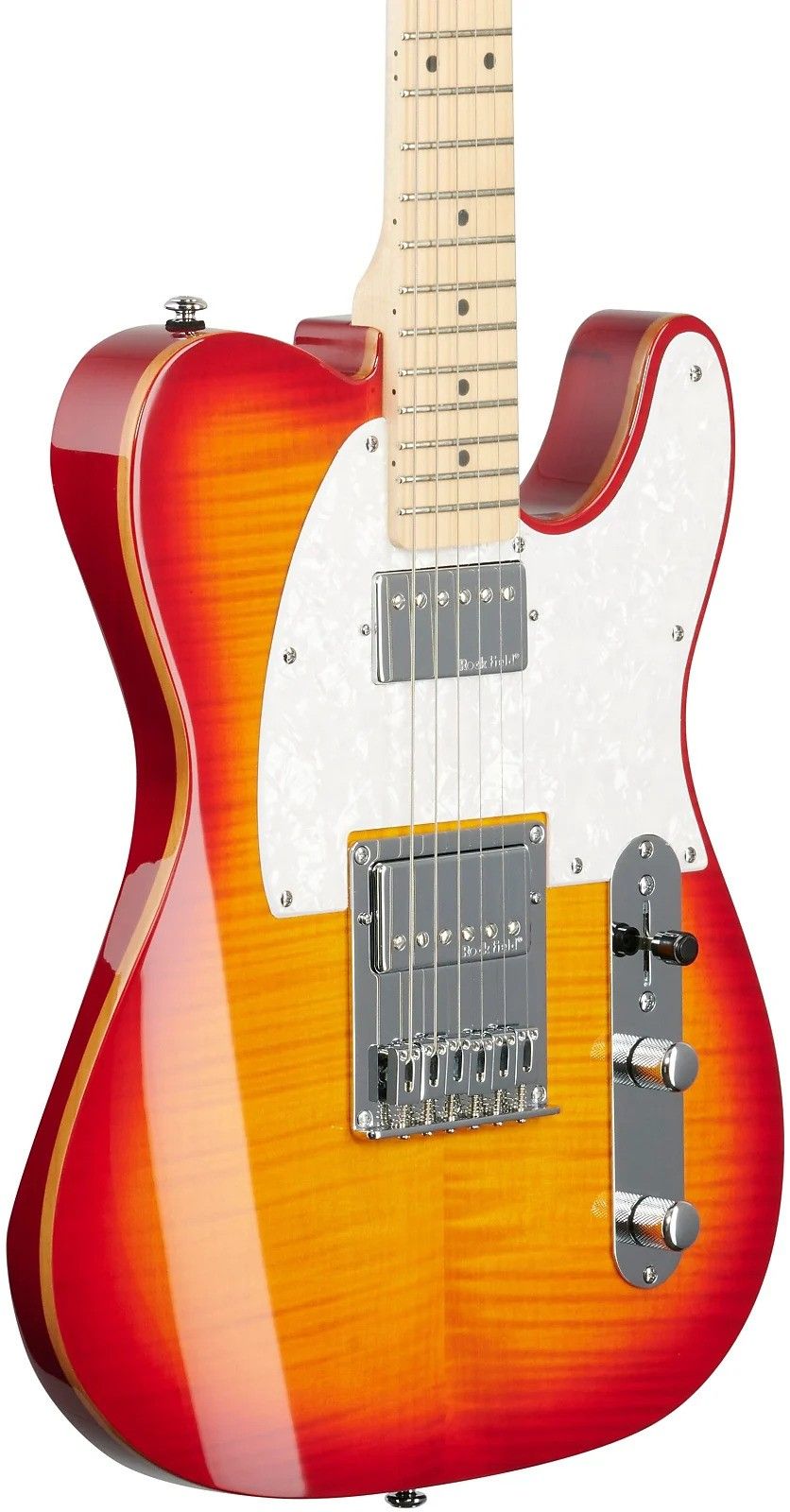 Michael Kelly '53 DB Telecaster HH Electric Guitar, Maple Fingerboard, Flame Cherry Sunburst MINT