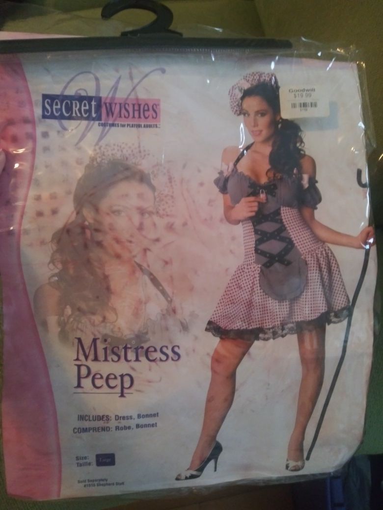 Womens Halloween Little Mistress Peep