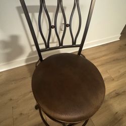 Three bar stools 