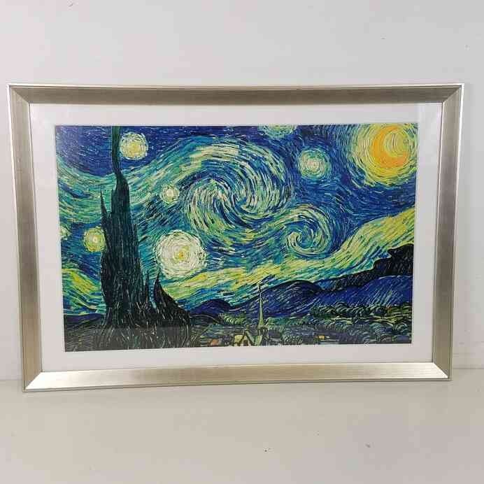 Starry Night Print By Van Gogh